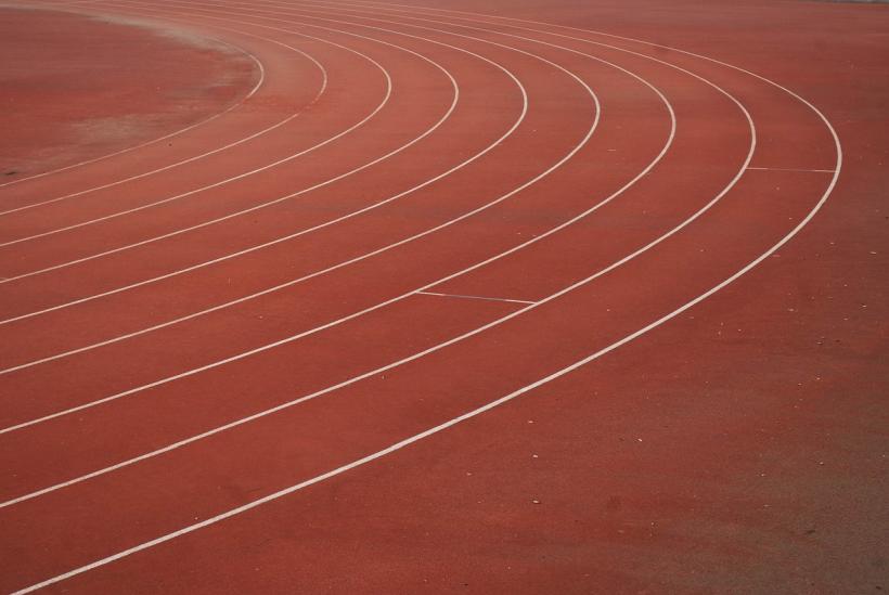 Laufbahn Sportplatz